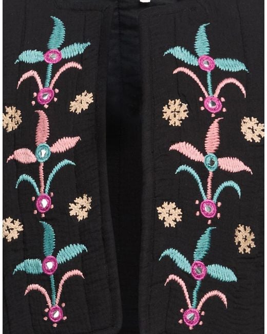 Antik Batik Black Tailored Vests