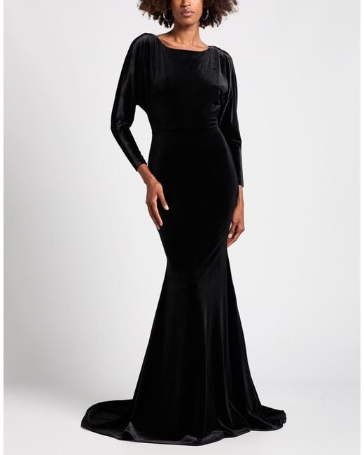 Alex Perry Black Maxi Dress
