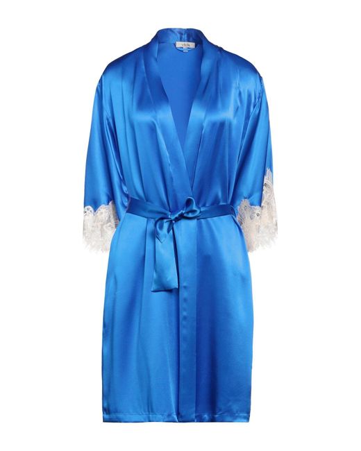Vivis Blue Dressing Gown Or Bathrobe