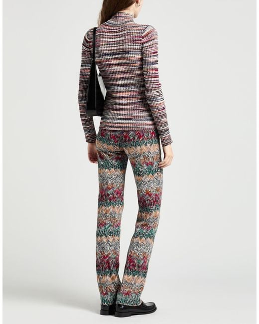 Missoni Red Turtleneck Viscose, Wool