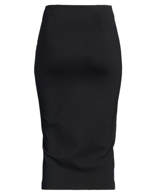 SILENCE LIMITED Black Midi Skirt