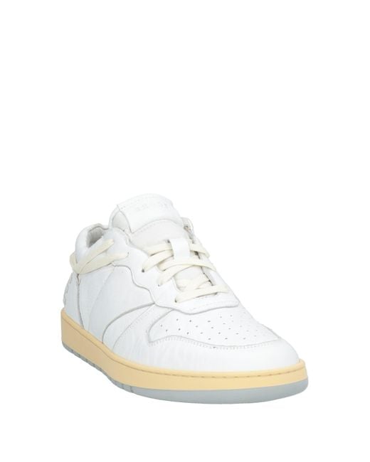 Rhude White Sneakers Leather for men