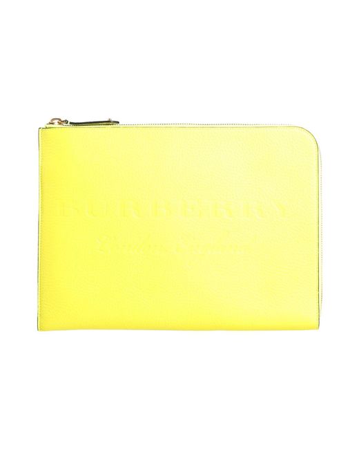 Burberry Yellow Handbag Calfskin