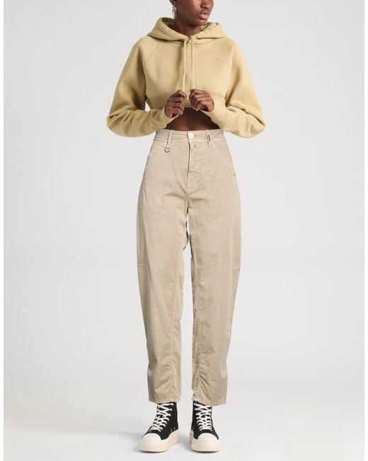 High Natural Use Pants Cotton, Linen, Elastane