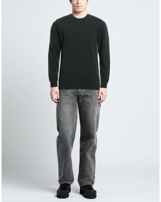Daniele Fiesoli Green Sweater for men