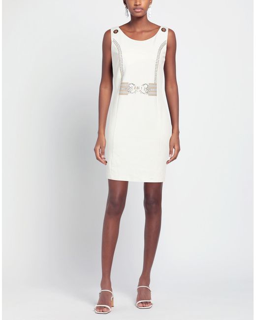 Ean 13 Love White Mini Dress