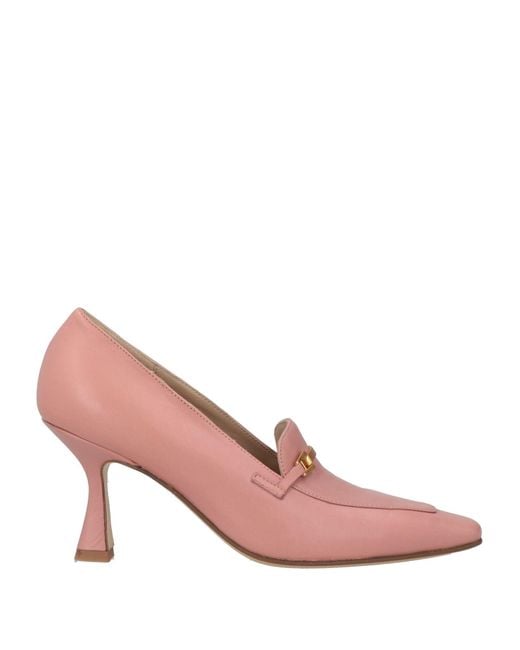 Pomme D'or Pink Pumps Leather
