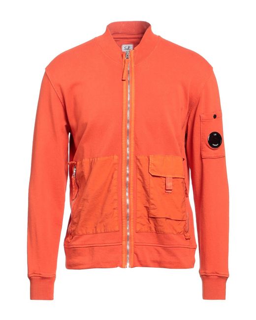 C P Company Orange Sweatshirt for men