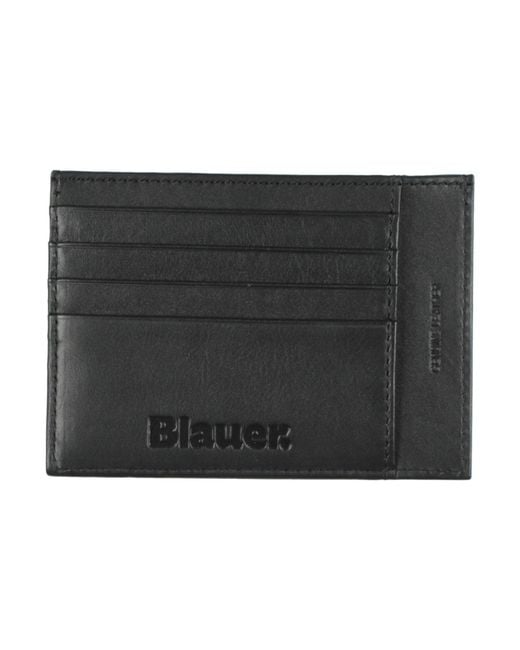 Blauer Black Cardholder Leather for men