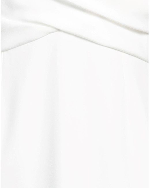 Paule Ka White Midi Dress