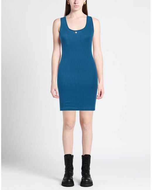 Mangano Blue Mini Dress
