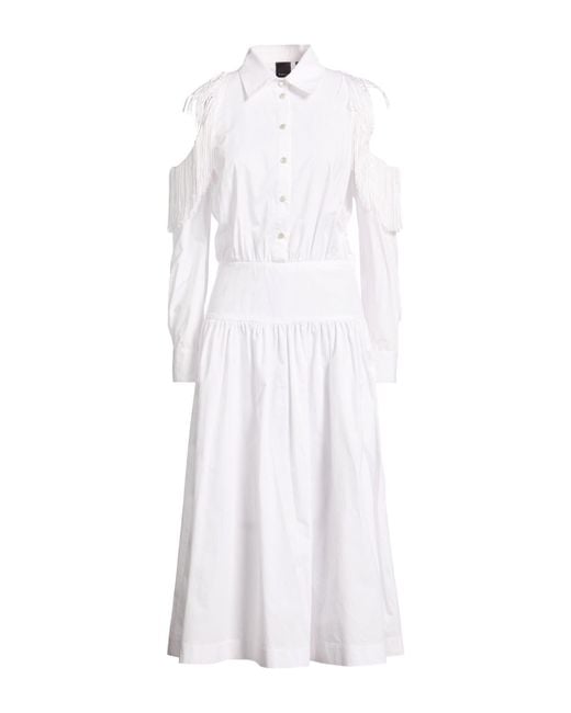 Pinko White Midi Dresses