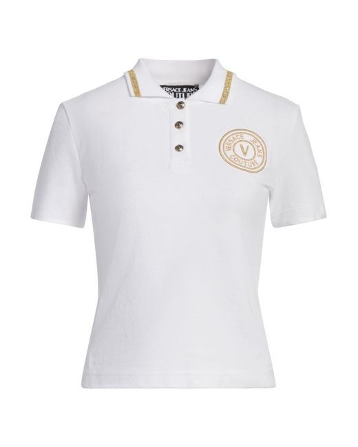 Versace Jeans Couture White Poloshirt