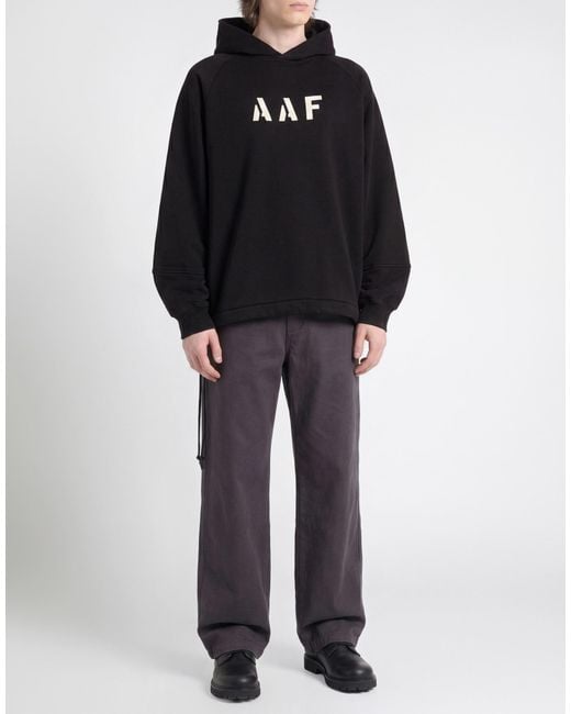 Applied Art Forms Black Sweatshirt Organic Cotton for men