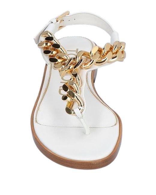Tom Ford White Thong Sandal