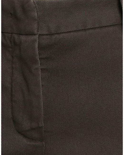 Boglioli Gray Dark Pants Cotton, Elastane