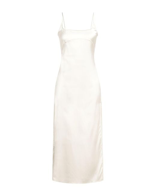 Jacquemus White Midi-Kleid