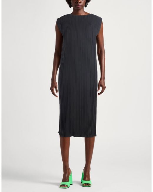 Alpha Studio Black Maxi Dress Polyester