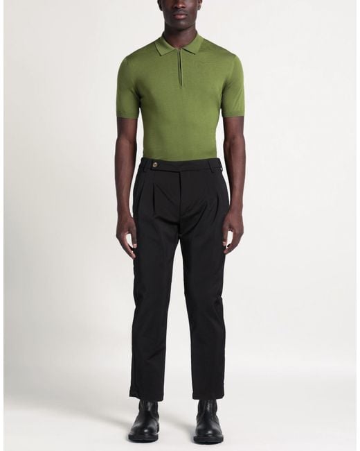 Entre Amis Black Pants for men