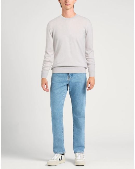 Alpha Studio White Sweater Wool, Cashmere for men