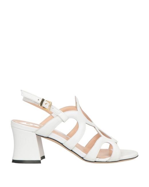Evaluna White Sandals