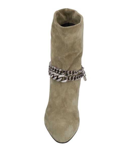 ALEVI Green Ankle Boots