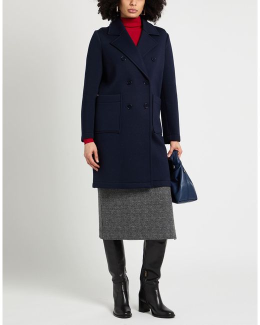 Kaos Blue Overcoats & Trench Coats