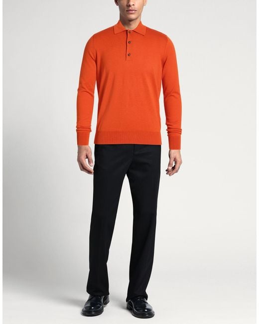 Aion Pullover in Orange für Herren