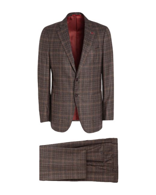 Isaia Brown Suit for men