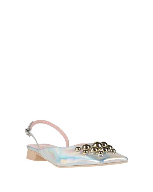Ras Metallic Ballet Flats
