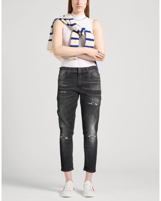 Dondup Gray Jeans Cotton, Elastane