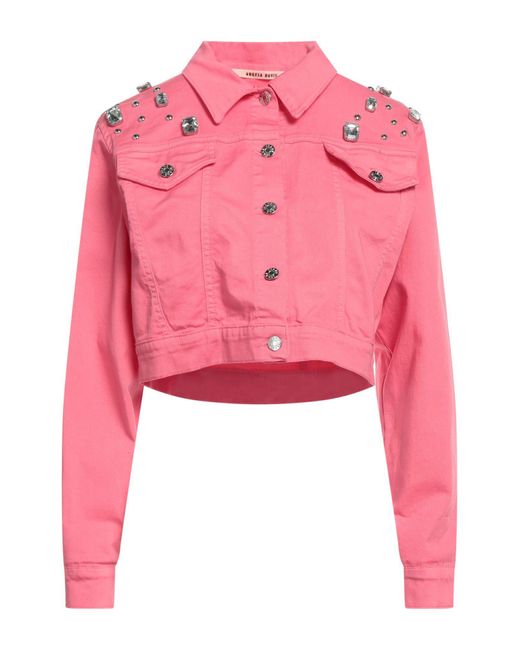 Manteau en jean Angela Davis en coloris Pink