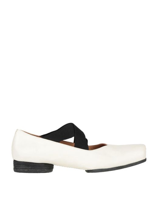 Uma Wang White Ballet Flats