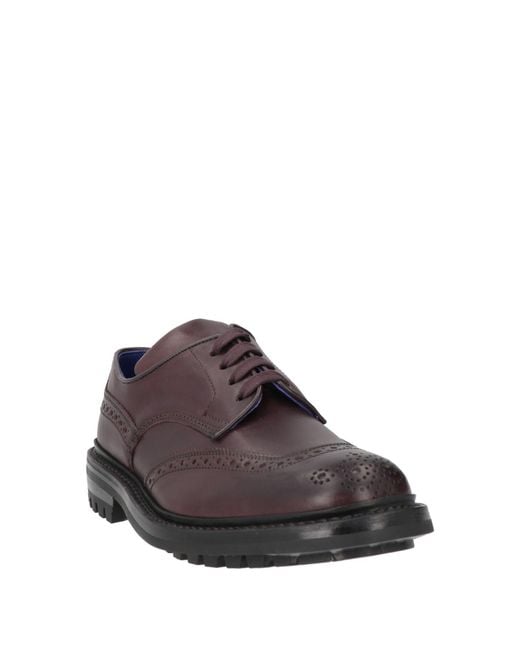 Tricker's Brown Lace-Up Shoes Leather for men