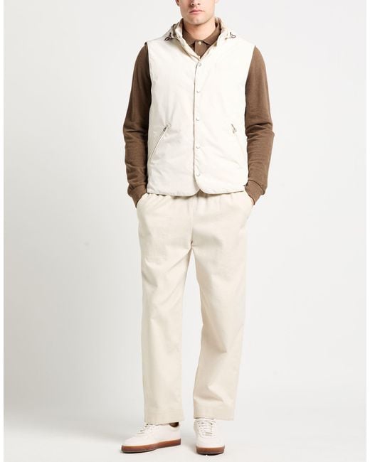 Brunello Cucinelli White Gilet for men