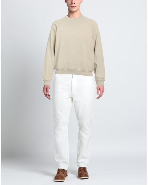 Auralee White Sweatshirt for men