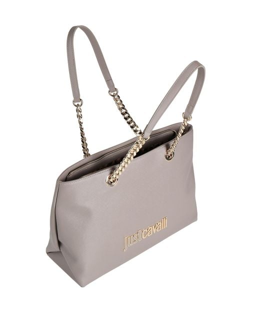 Just Cavalli Gray Handbag