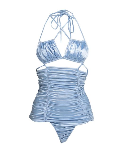 Isa Boulder One piece Swimsuit In Blue Lyst UK