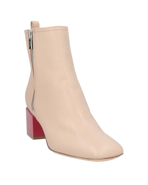 Agl Attilio Giusti Leombruni Natural Blush Ankle Boots Leather