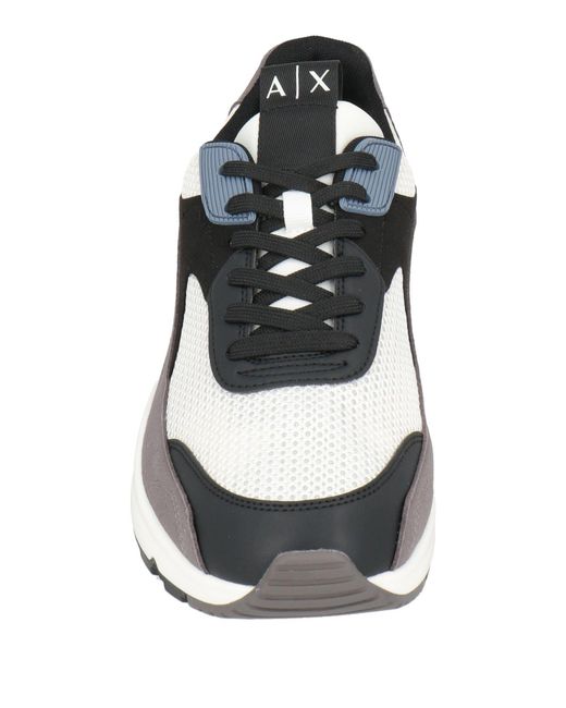 ARMANI EXCHANGE White Trainers for men
