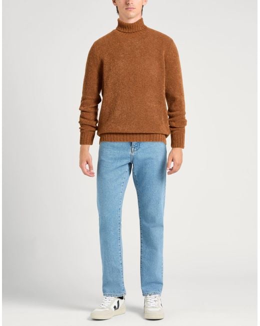 Gran Sasso Brown Turtleneck for men