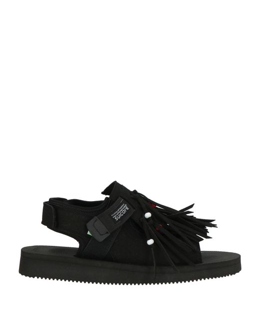 Suicoke Black Sandals for men