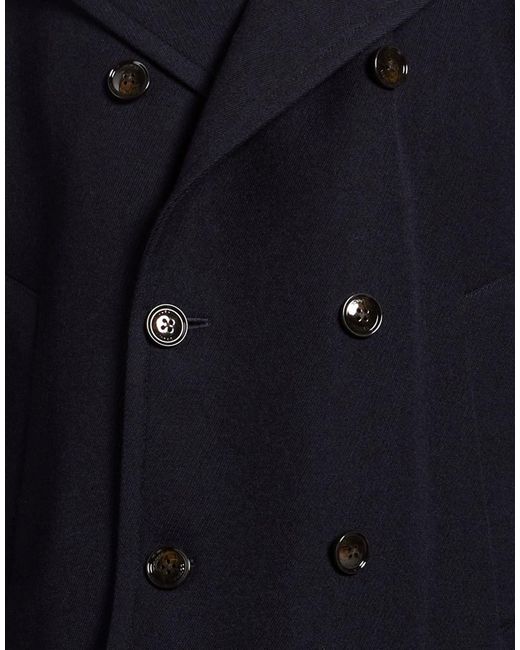 Windsor. Blue Midnight Coat Virgin Wool for men