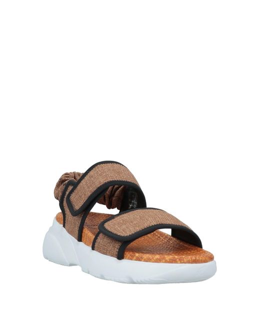 Hogan Brown Sandals