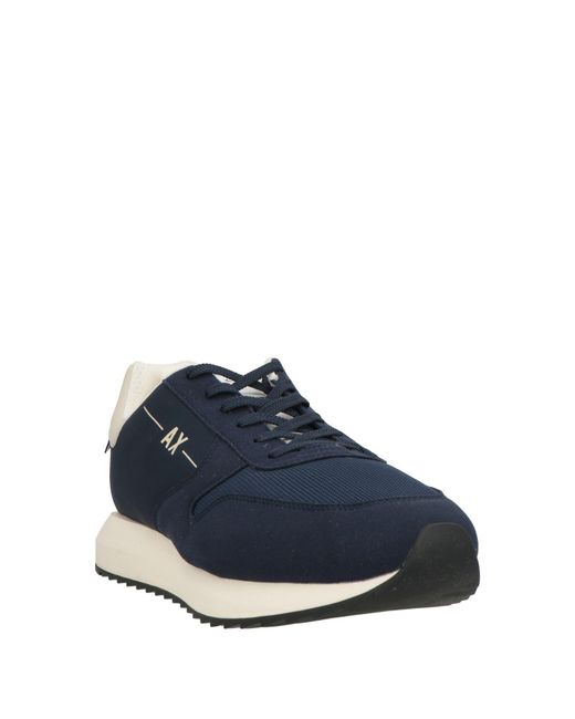 ARMANI EXCHANGE Blue Trainers for men