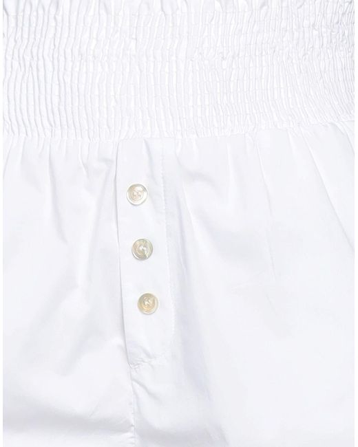 Aniye By White Shorts & Bermuda Shorts Cotton