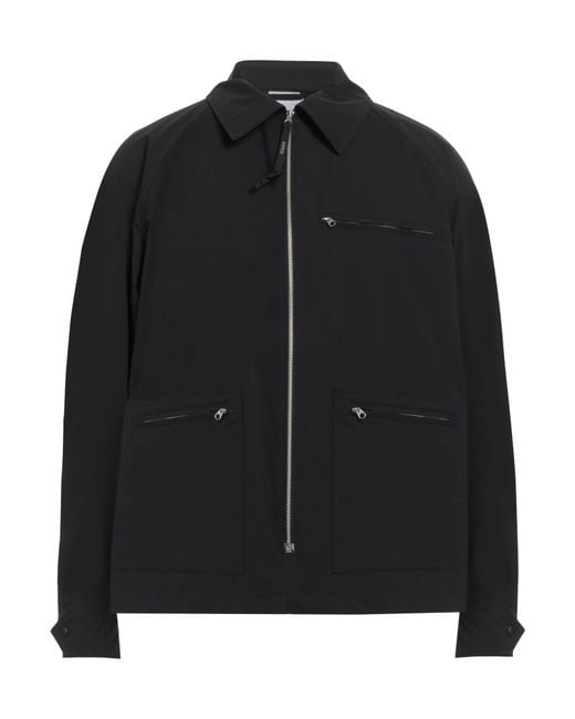 Aspesi Black Jacket Polyester for men