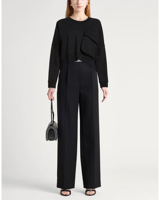 DSquared² Black Sweatshirt Cotton, Polyester