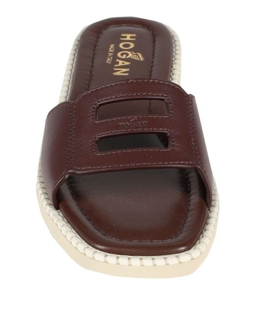 Hogan Brown Sandals