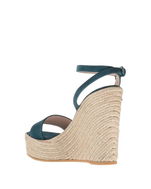 Pollini Blue Espadrilles